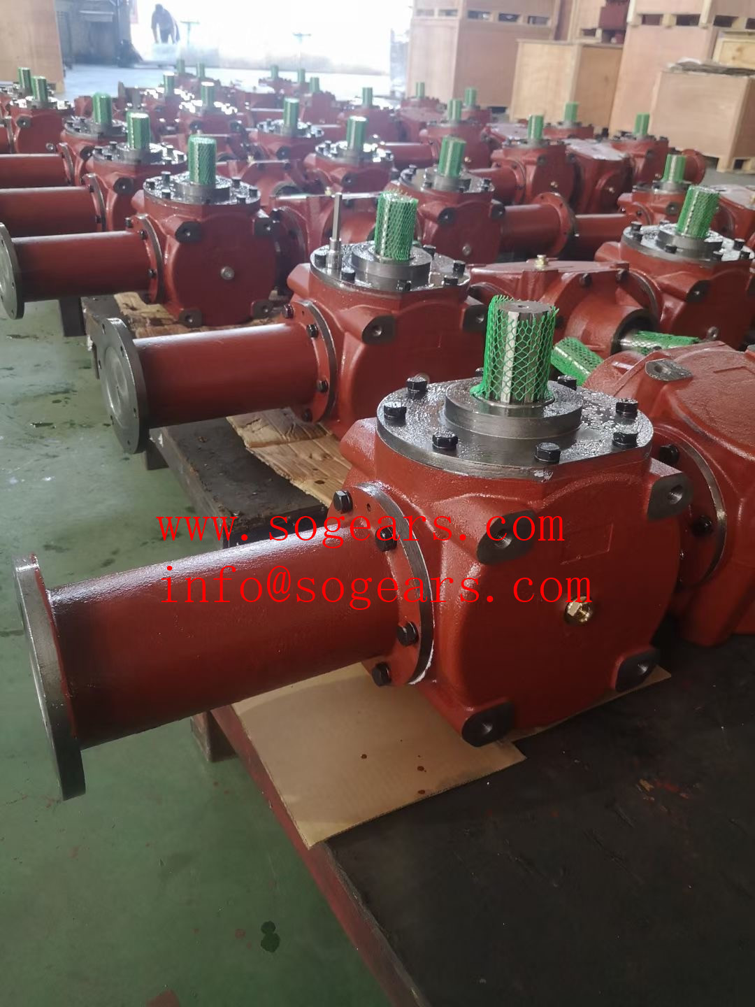 Parallel shaft double reduction spur gear speed reducer