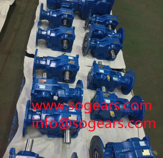 S series solid shaft helical worm gearbox tractor pto multiplier