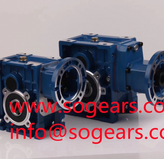 R series solid shaft helical worm gearbox