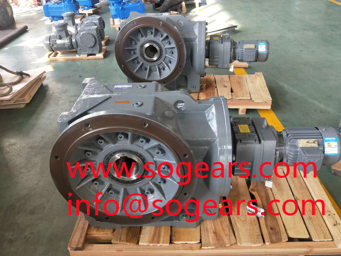 High torque helical in-line shaft 3hp R777