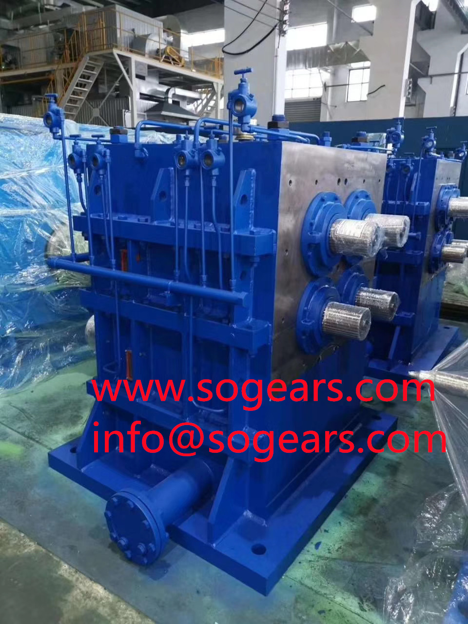 Conical Twin screw gearbox Varitron Cyclo