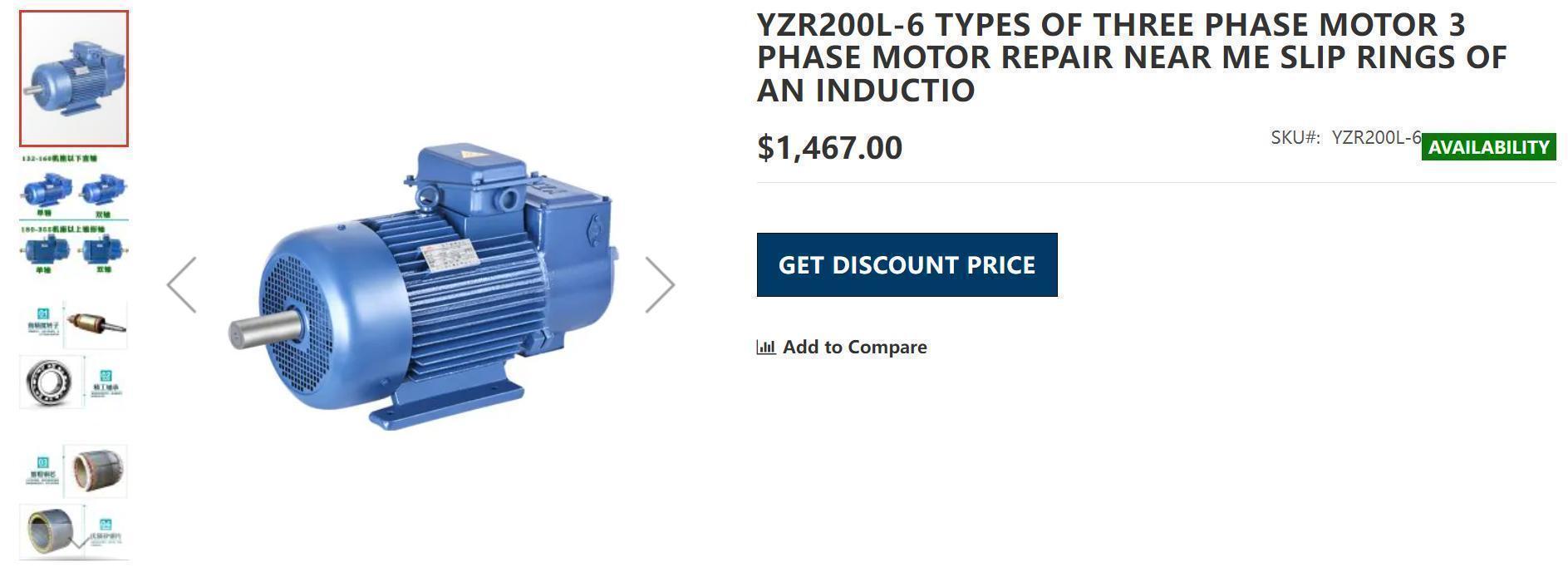 生产厂家-YZR200L-6