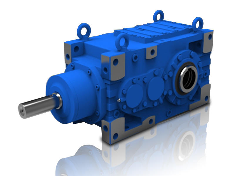 Single speed double reduction gearbox