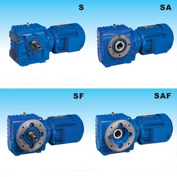 helical-worm gear speed reducer