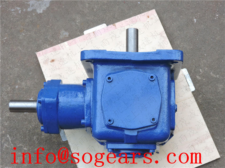 Right Angle Gearbox Speed Increaser, Light Duty 90 Degree Gearbox, 1 To 1  Ratio Right Angle Gear Box, screwjack
