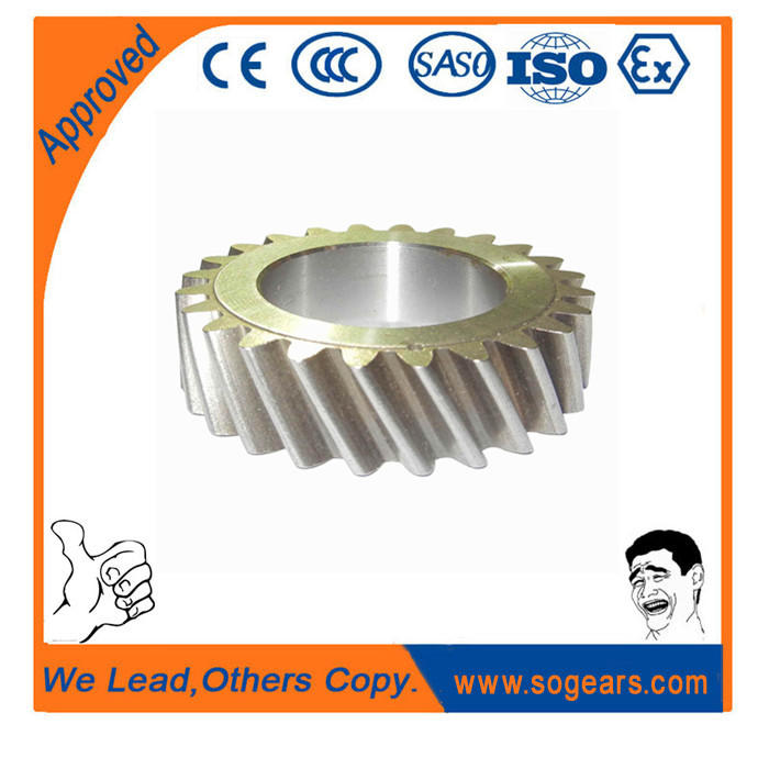 Which of the following is not an advantage of helical gears